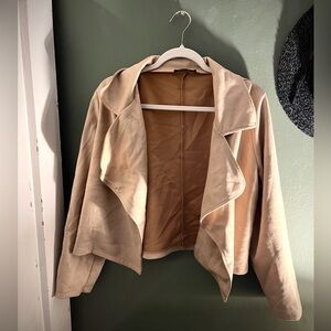 SHEIN Suede Jacket
